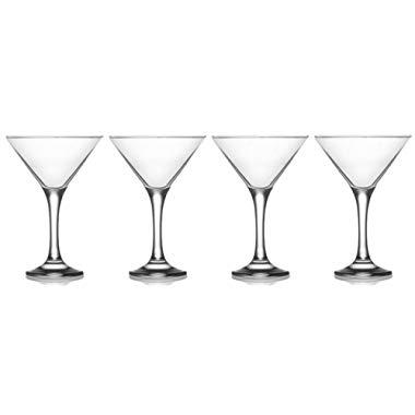 Epure Milano Collection 4 Piece Glass Set (Martini Glass (6 oz))