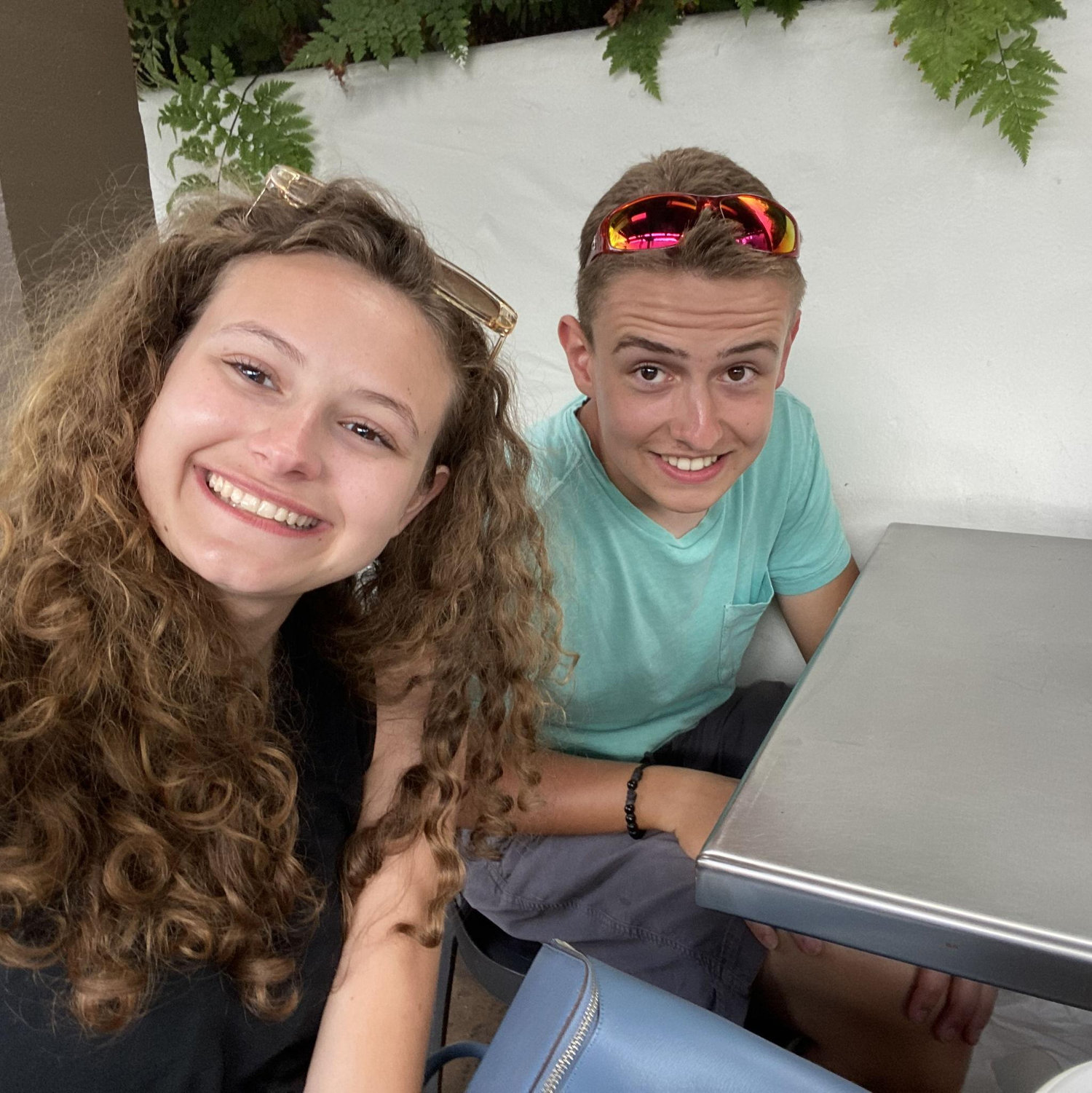 Isaias & Kaity at the summer program - he really liked her