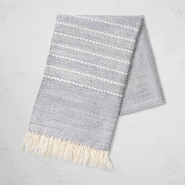 Bolé Road Bati Throw - Pearl