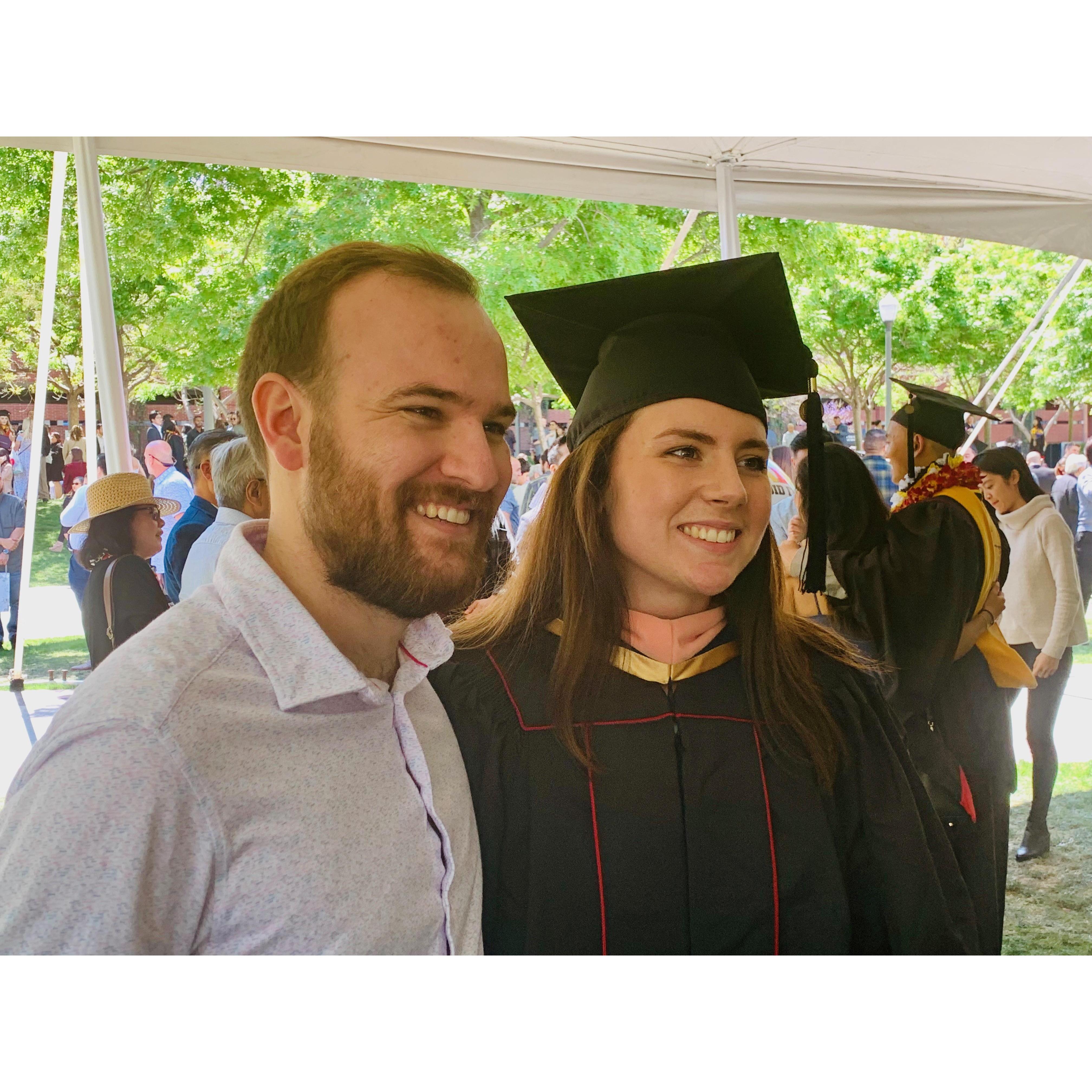 Kyle and Amanda at Amanda's graduation from USC