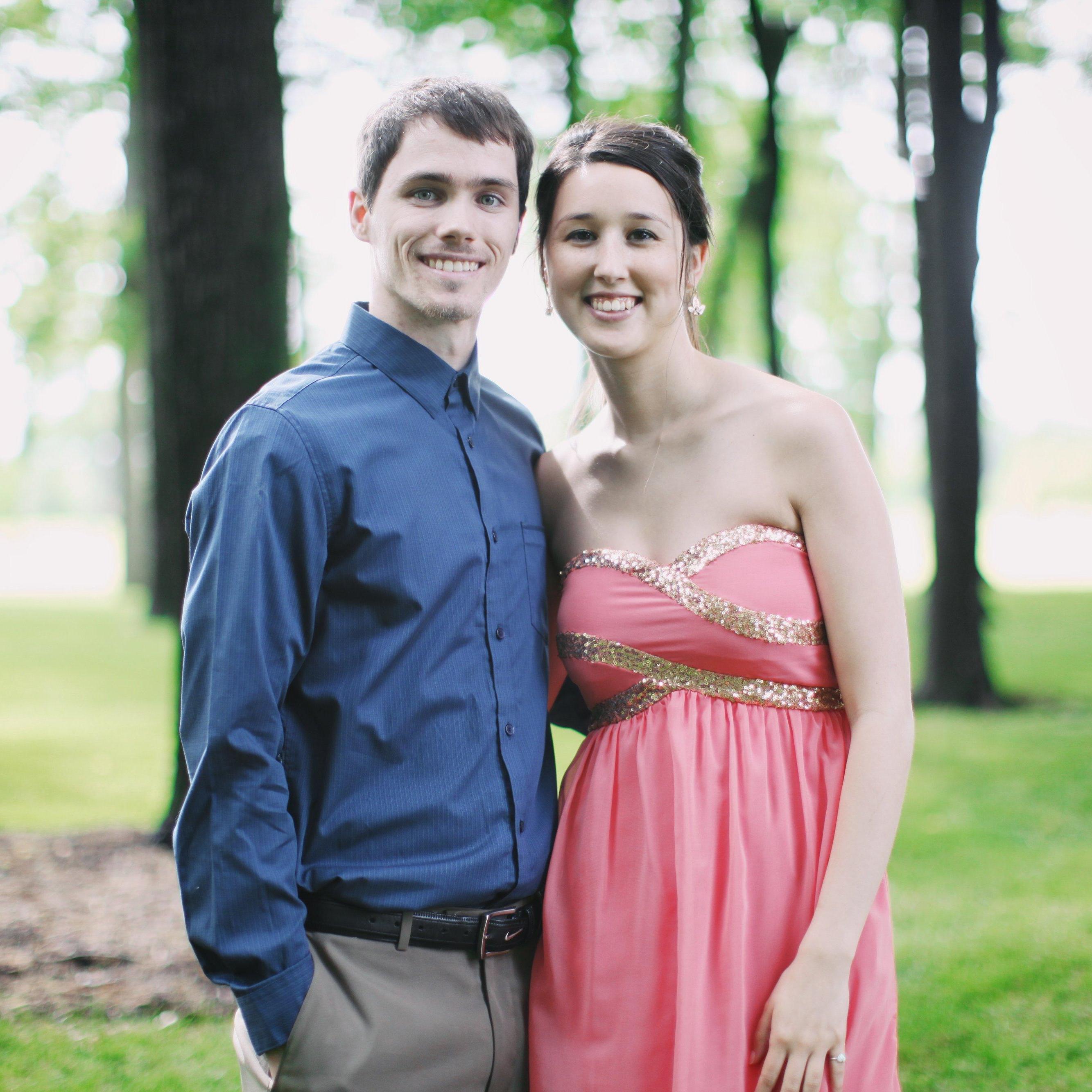 At Jessica & Bryan's Wedding! (Our Matron of Honor & Usher)