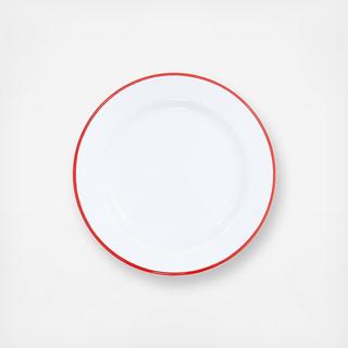 Vintage Enamelware Salad Plate, Set of 4