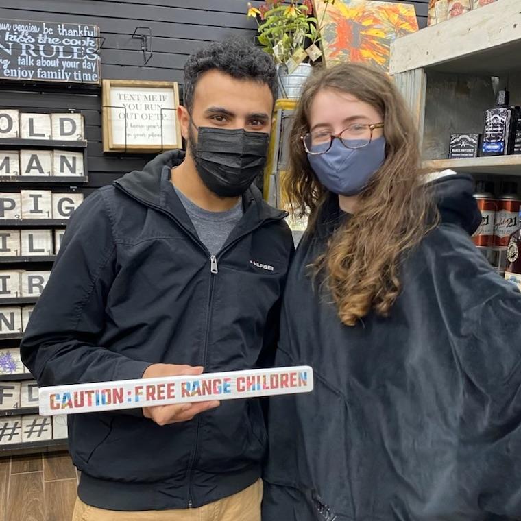 This picture was a joke because we were the "parents" of the interns at the intern house, but we hoped it could be true in another sense!