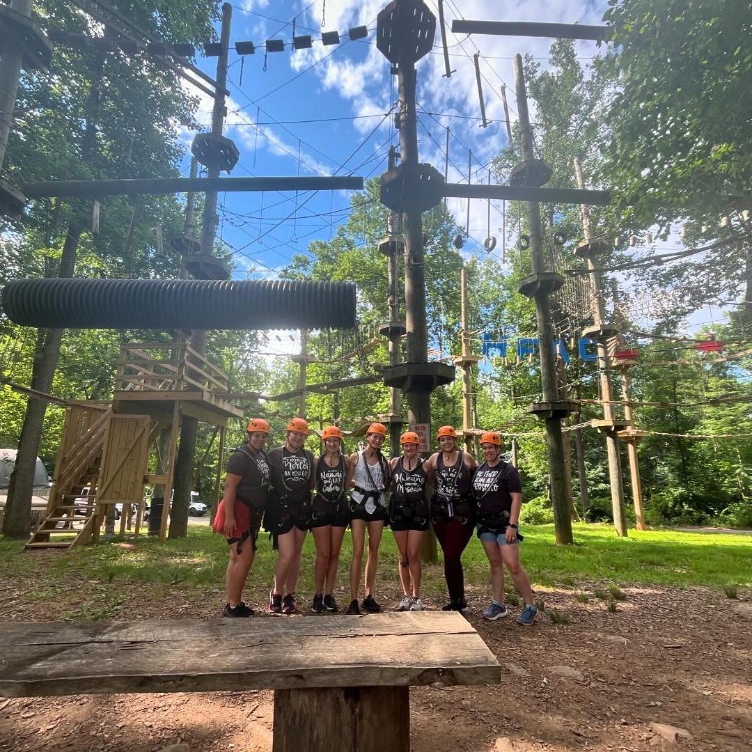 Ropes course and tubing! ☀️ 🧗