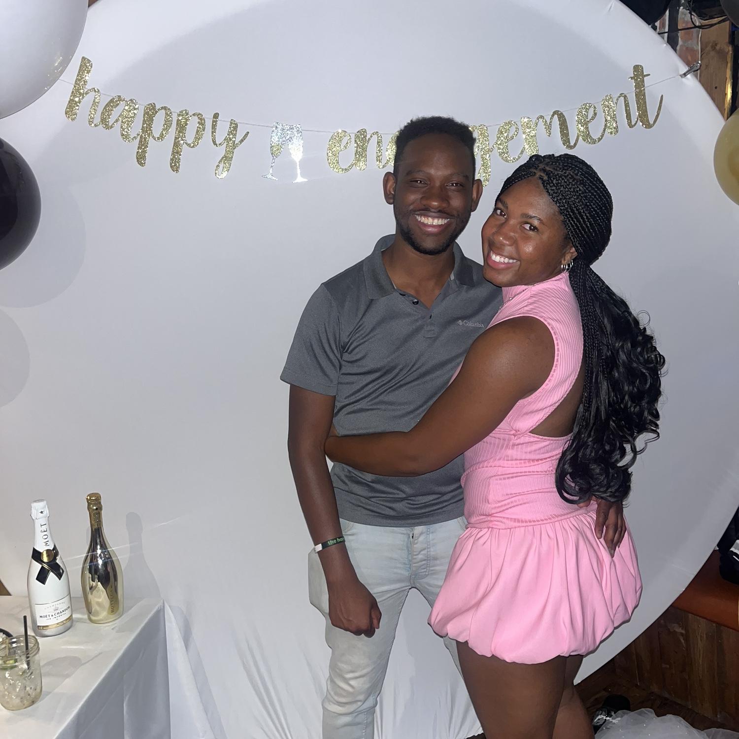 Surprise engagement party