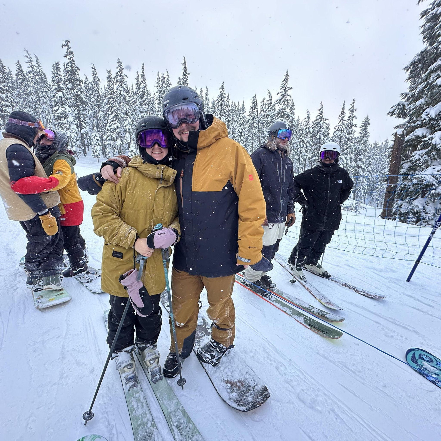 Skiing at Mt. Bachelor.