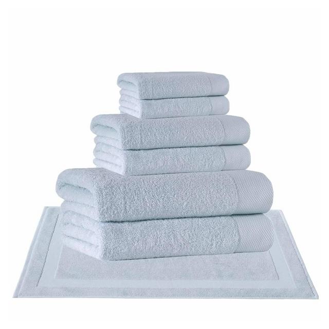 8pc Signature Turkish Cotton Bath Towel Set Green - Enchante Home