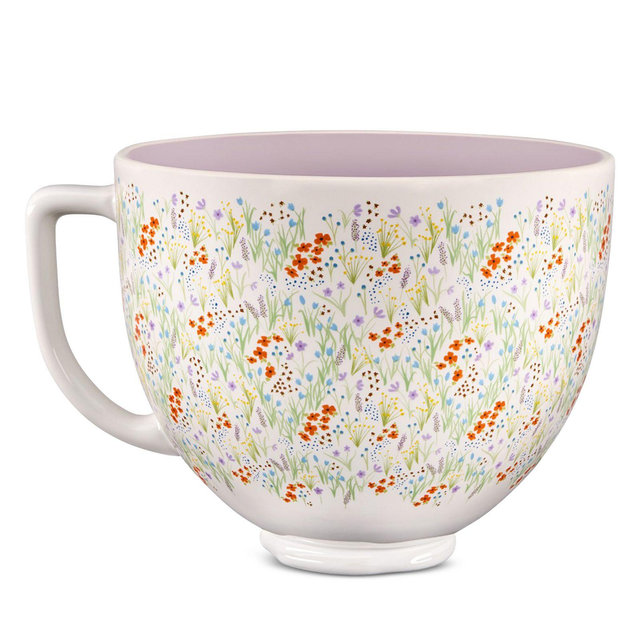 KitchenAid 5 Quart Wildflower Ceramic Mixer Bowl
