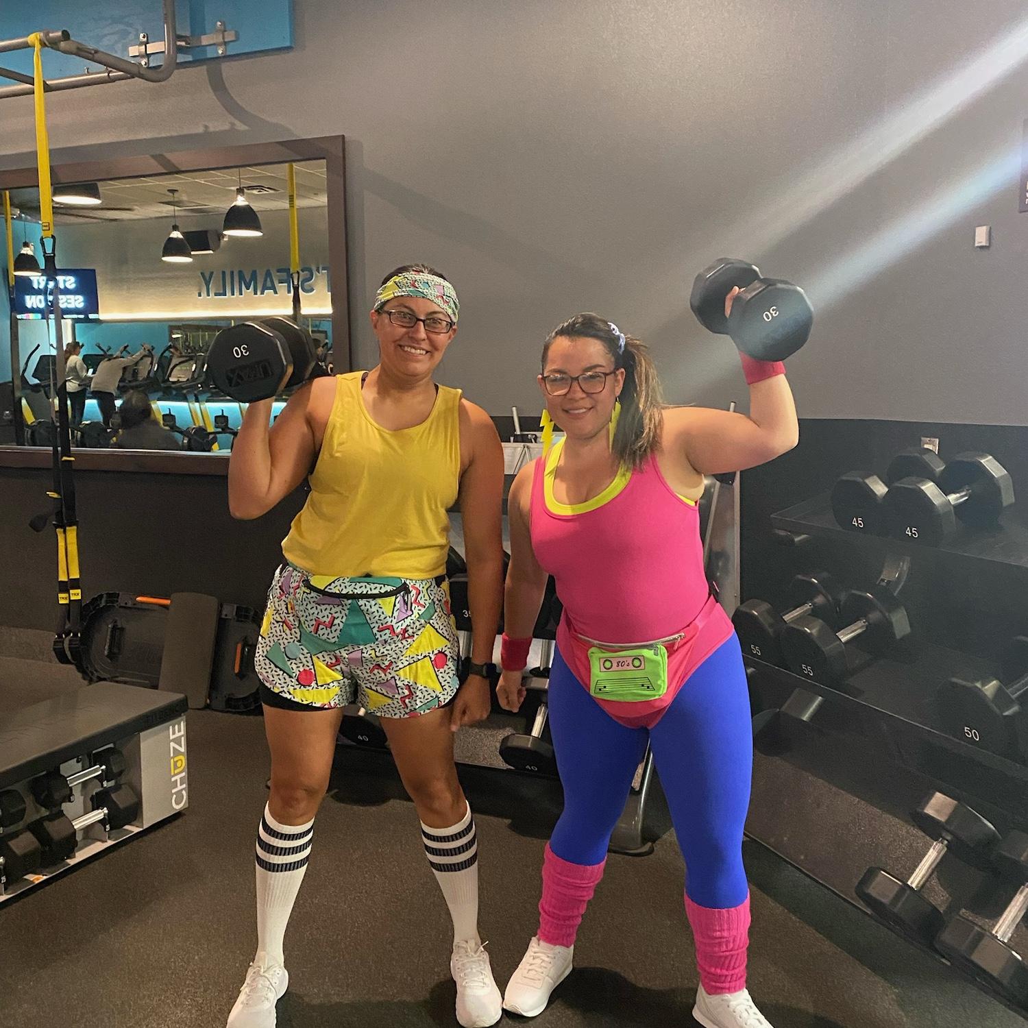 No we don't dress like this for the gym everyday but when we do we don't fool around! The gym, we have meet a special instructor that pushes us beyond our limits everyday! Its a place we grow.. daily!