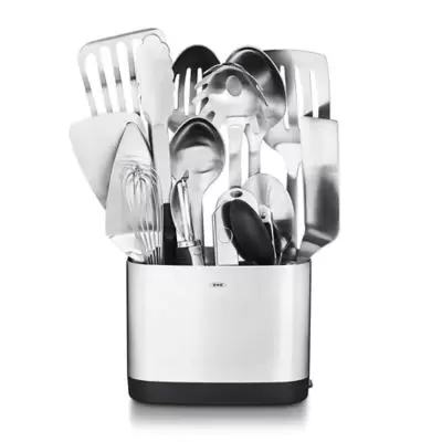 OXO 15-Piece Stainless Steel Kitchen Utensil Set