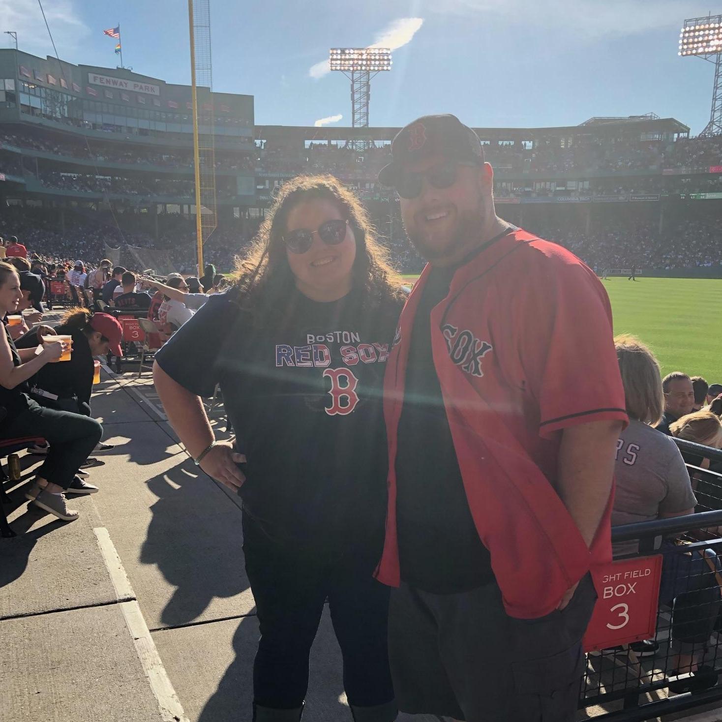 Kaitlyn's first Red Sox game! June 2019