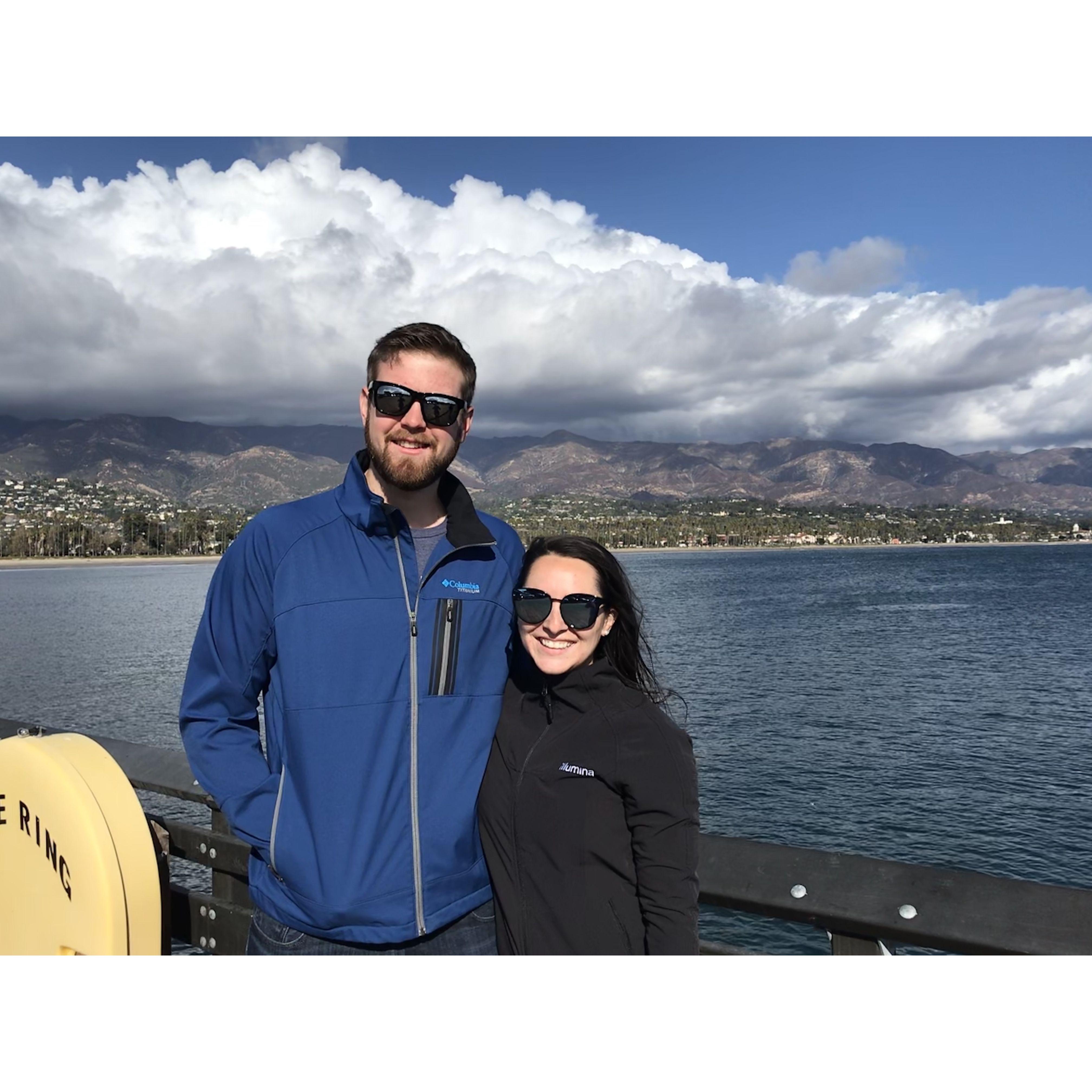 Our first trip together was up the coast for Thanksgiving (November 2019)
