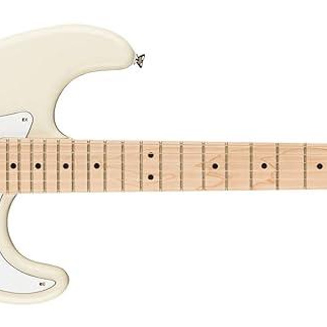 Squier Affinity Series Stratocaster Electric Guitar - Olympic White with Maple Fingerboard