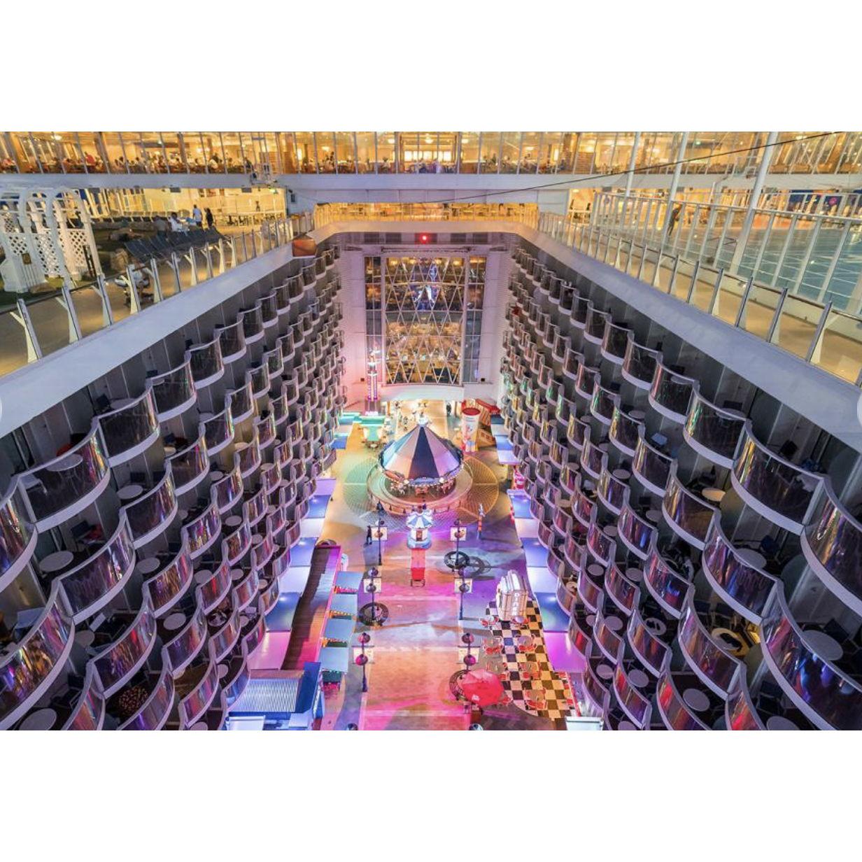 This is a view of the Boardwalk from above.