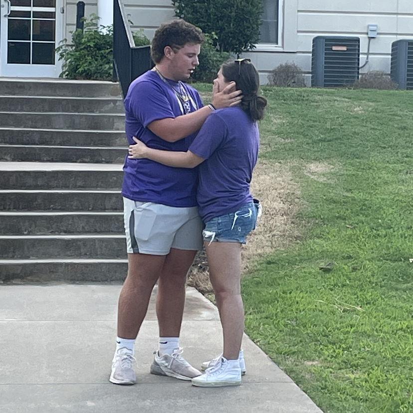Moving the groom into college... This bride cried all day