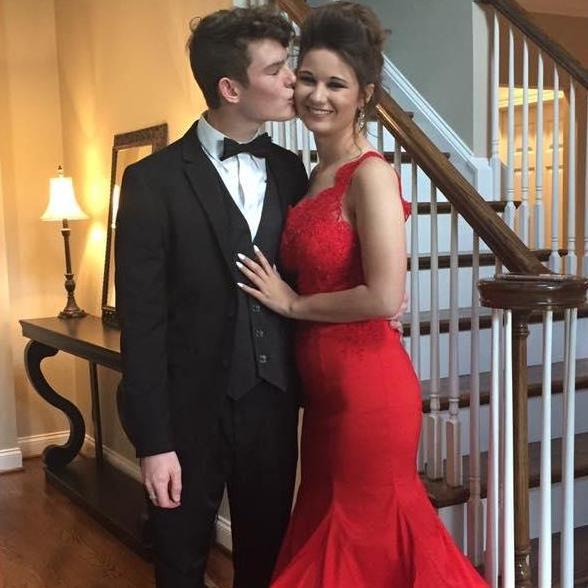 Alexis's senior prom at Charlotte Christian, 2017