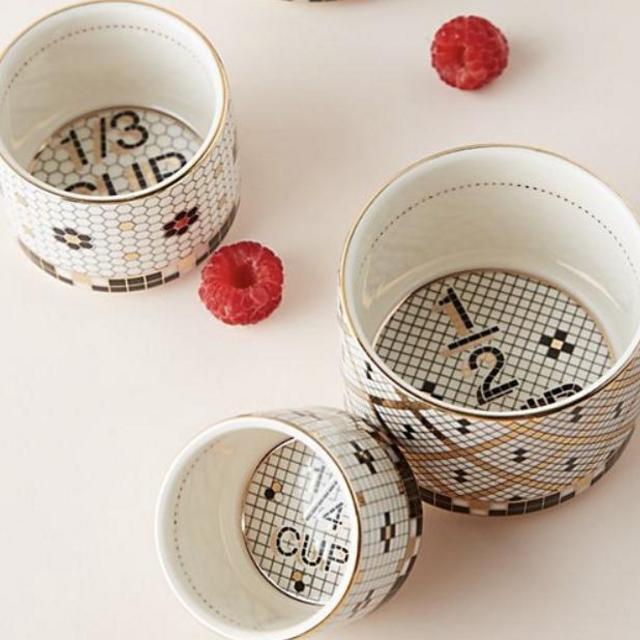 Bistro Tile Measuring Cups, Set of 4