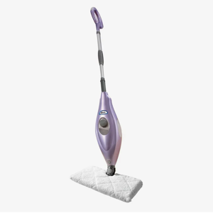 Shark Steam Pocket Mop with 2 Washable Double-sided Pads, Steam Sanitization, Swivel Steering, Lightweight, Steam Cleaner for Sealed Hard Floors, Hardwood, Marble, Tile, Purple, S3501