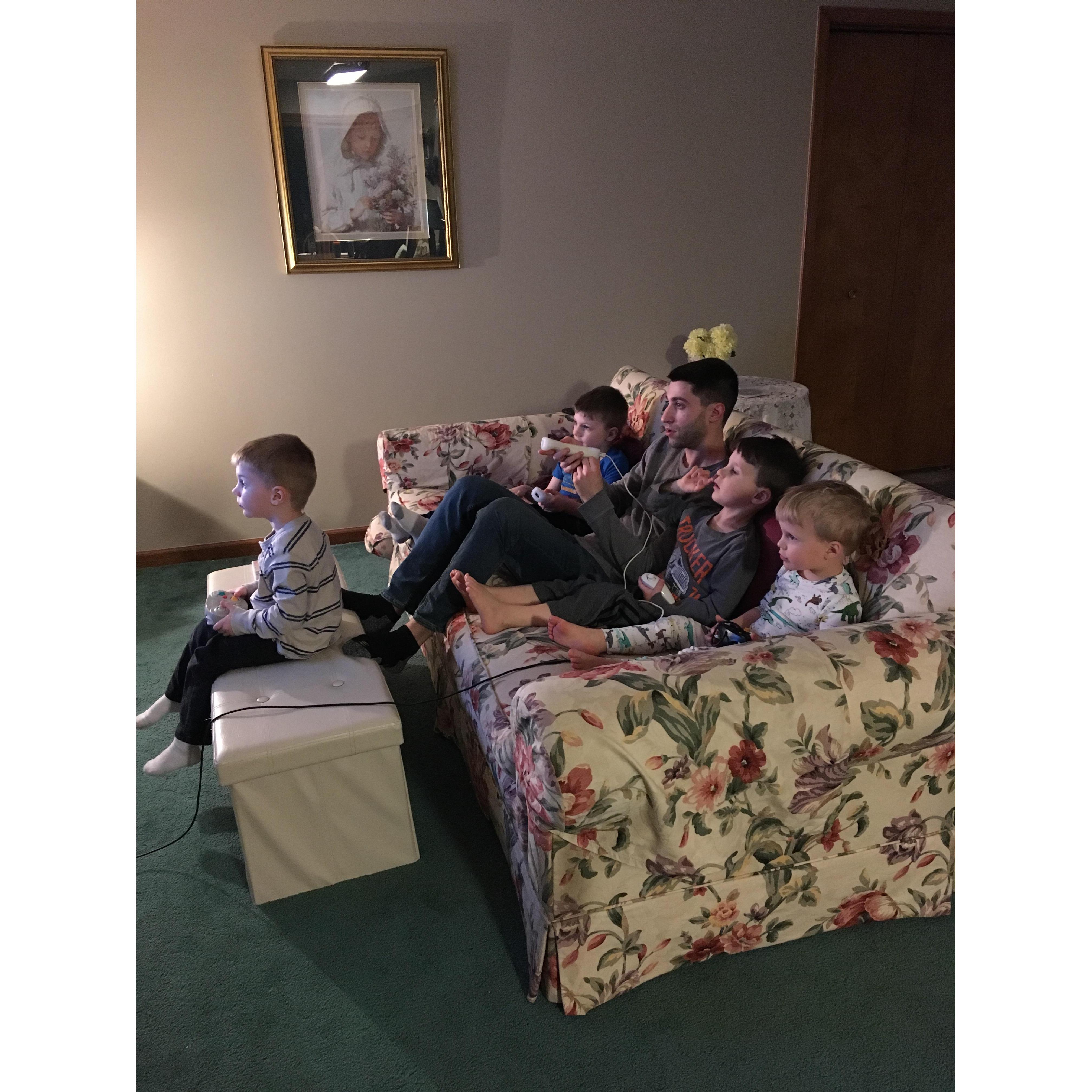 videogaming with the bros