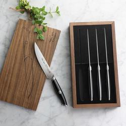 Cangshan Everest White 4-Piece Steak Knife Set + Reviews, Crate & Barrel  Canada in 2023