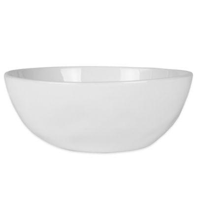 Everyday White® by Fitz and Floyd® Organic-Shaped Soup Bowl