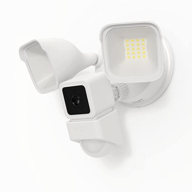 Wyze Cam Floodlight with 2600 Lumen LEDs, Wired 1080p HD IP65 Outdoor Smart Security Camera, Color Night Vision, 270-Degree Customizable Motion Detection, 90dB Siren, and Two-Way Audio