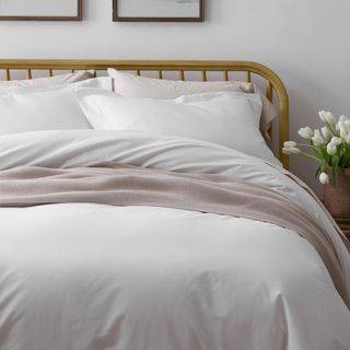 Company Cotton 4-Piece Garment Washed Percale Sheet Set