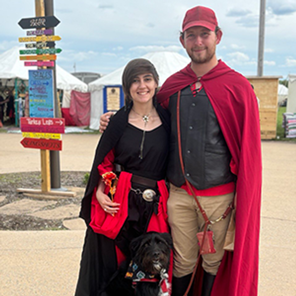 Our First Renaissance Faire as Husband and Wife