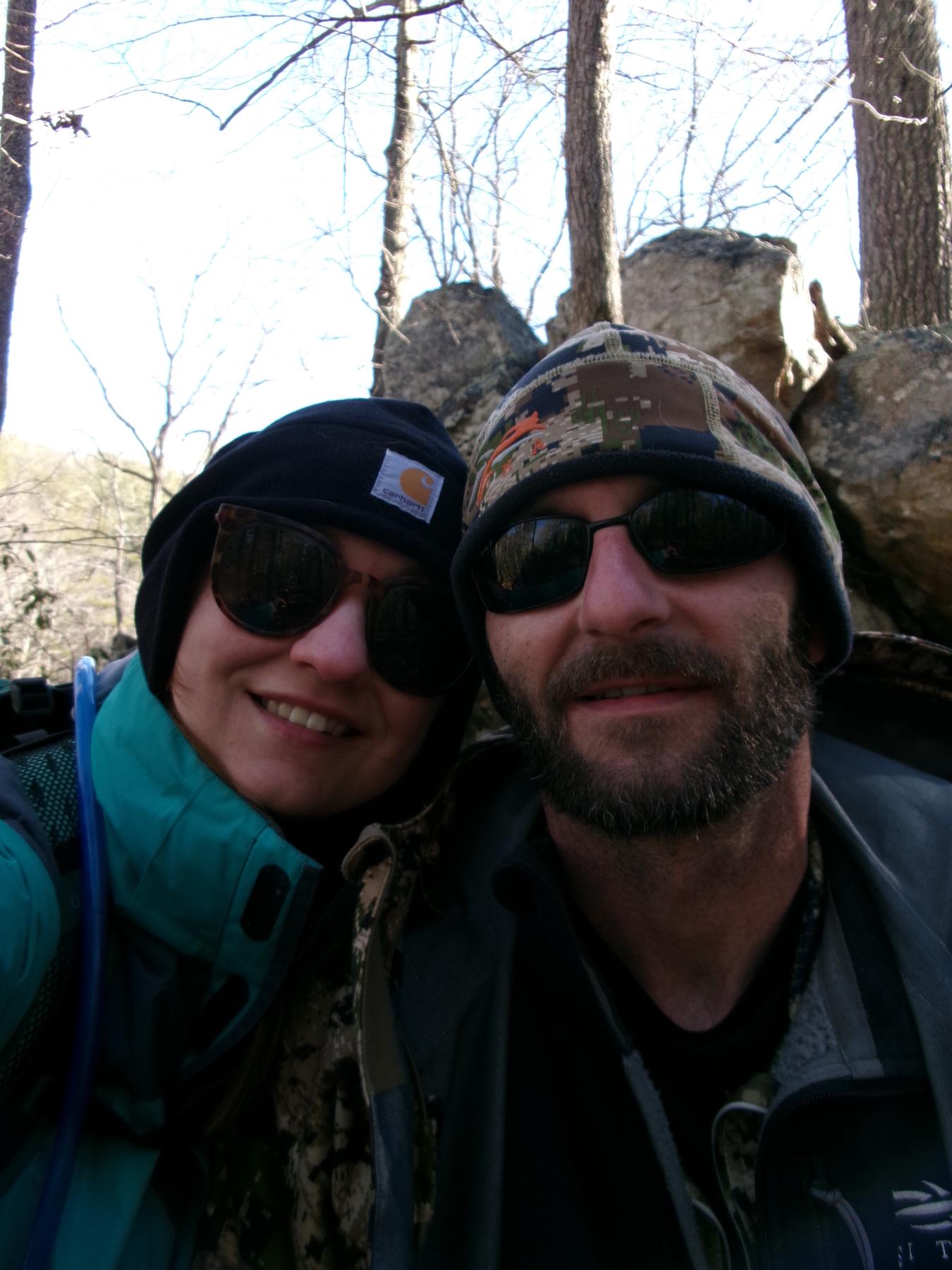 Winter camping in Amherst County