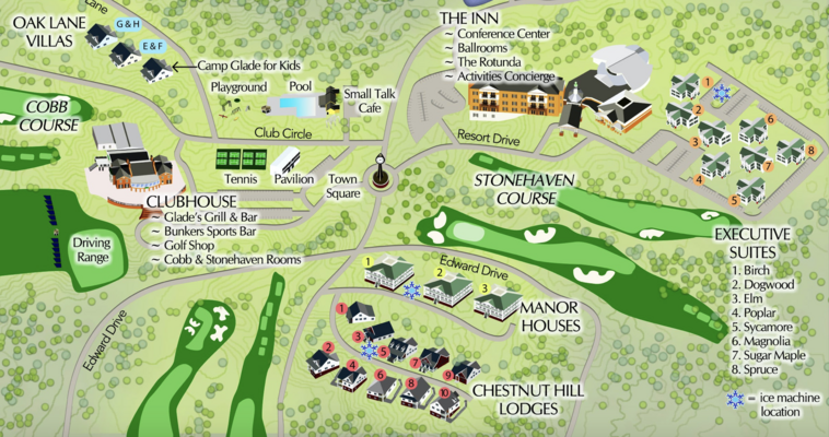 Glade Springs Resort Map Taylor Riedel And Jeremy Rogers's Wedding Website
