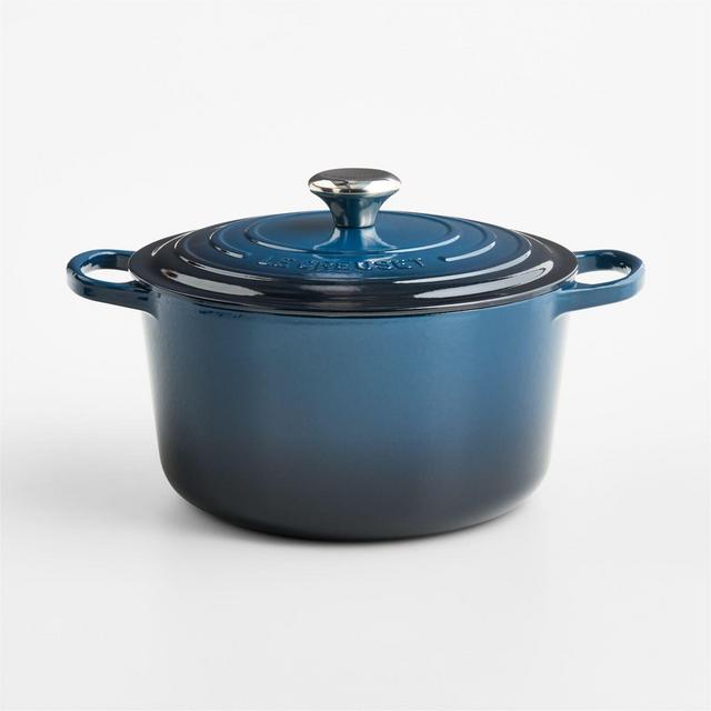 Le Creuset ® Signature 6.5-Qt. Nuit Enameled Cast Iron Deep Round Dutch Oven