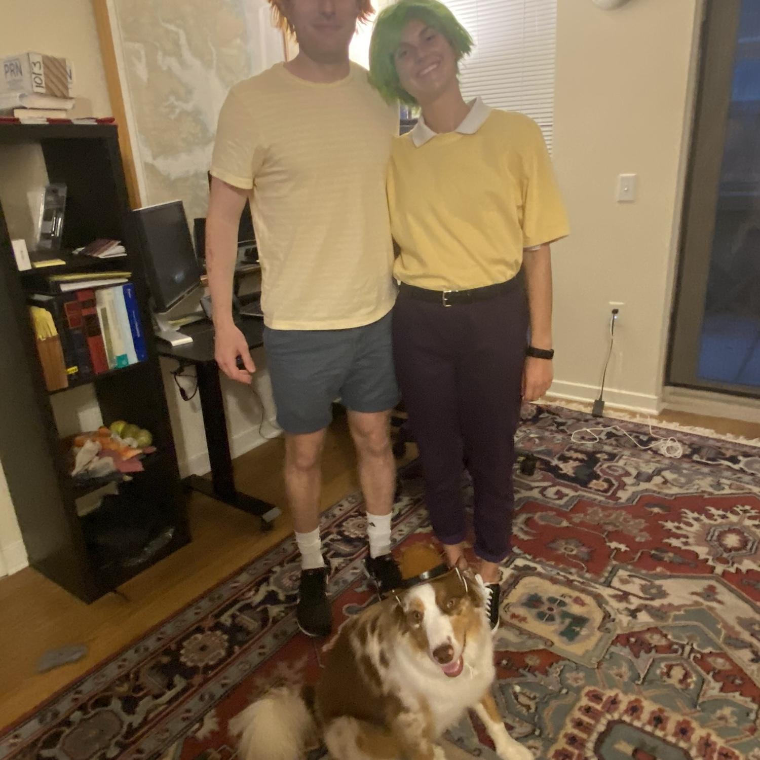 A couple costume that no one could figure out.