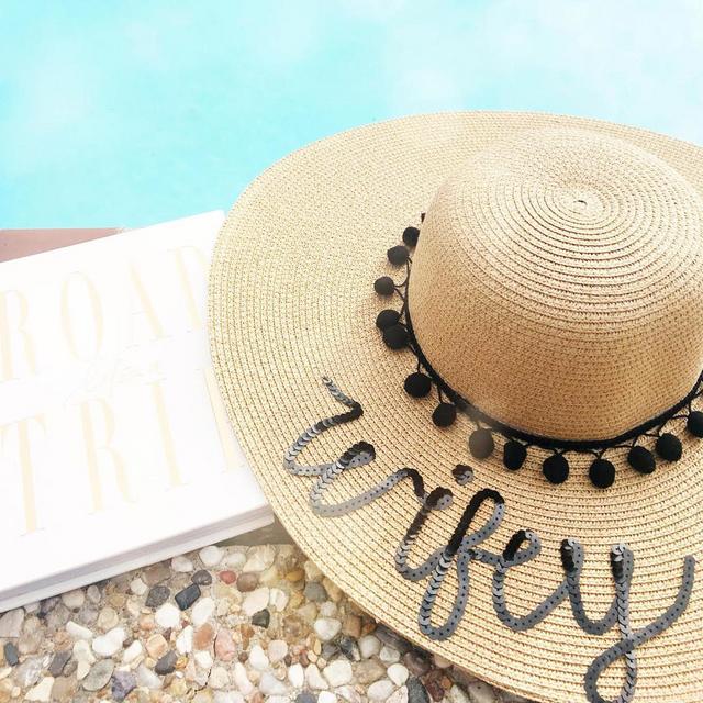 Sun Hat for Bride/Floppy Hat/Sun Hat/Gift for Bride/Gift for Her/Personalized Bride Gift/Bridal Gift/Bridal Shower Gift/Mrs/custom bride hat