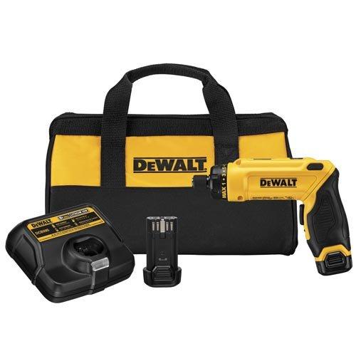 DEWALT 8V MAX Cordless Screwdriver Kit, Gyroscopic, 2 Batteries (DCF680N2)