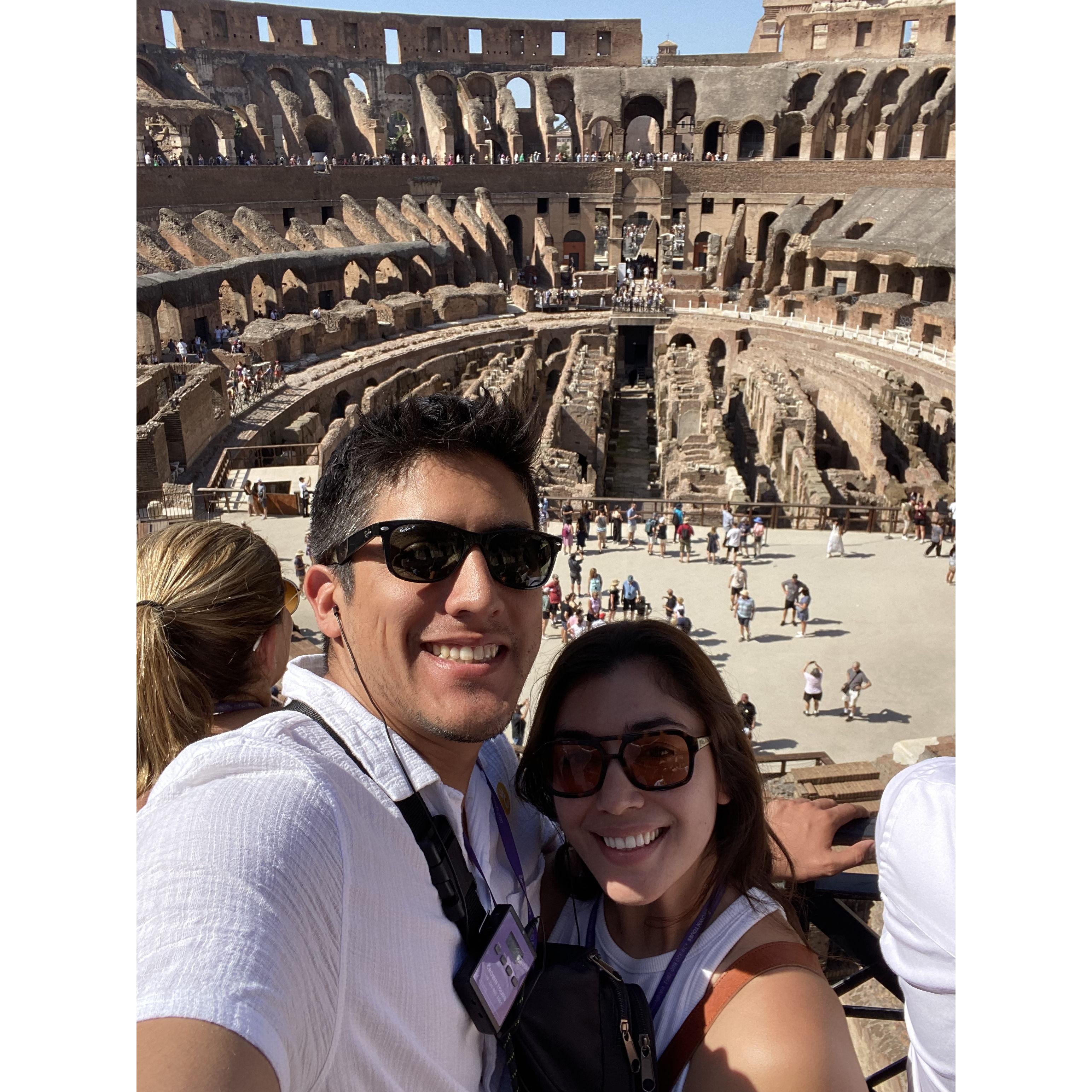 A couple of gladiators in action!