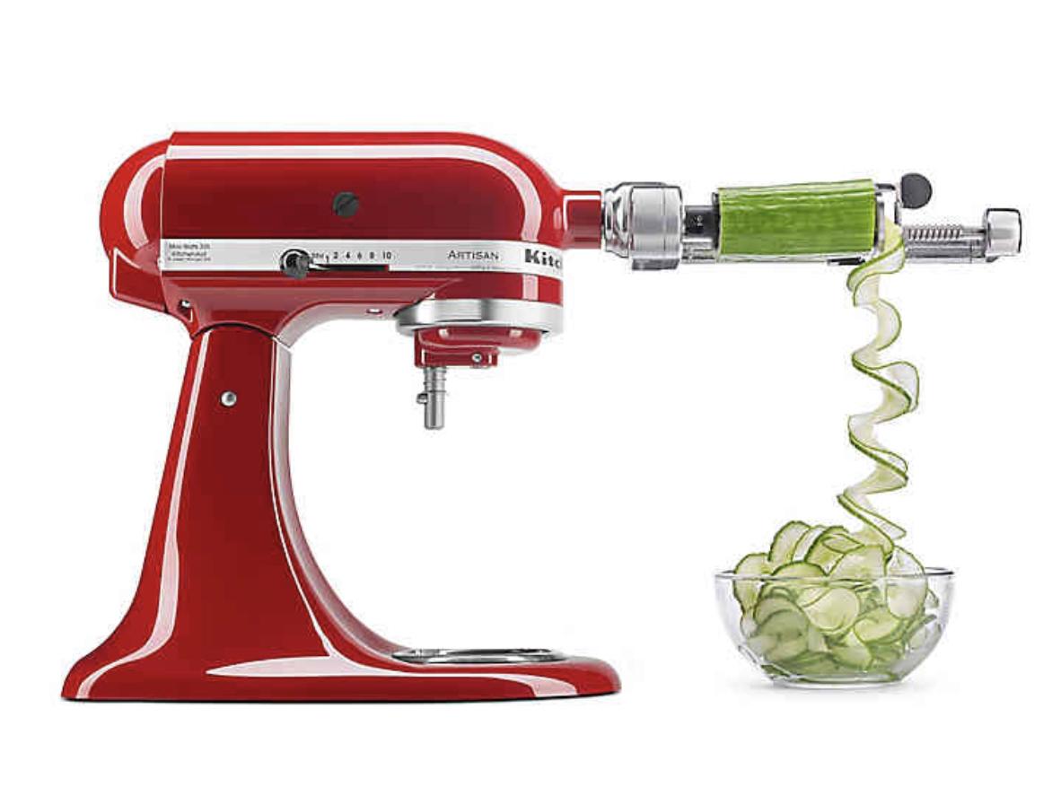 KitchenAid® 5-Blade Spiralizer with Peel, Core, and Slice Stand Mixer Attachment