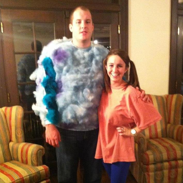 Ryan's least favorite Halloween costume - Sully and Boo from Monsters Inc