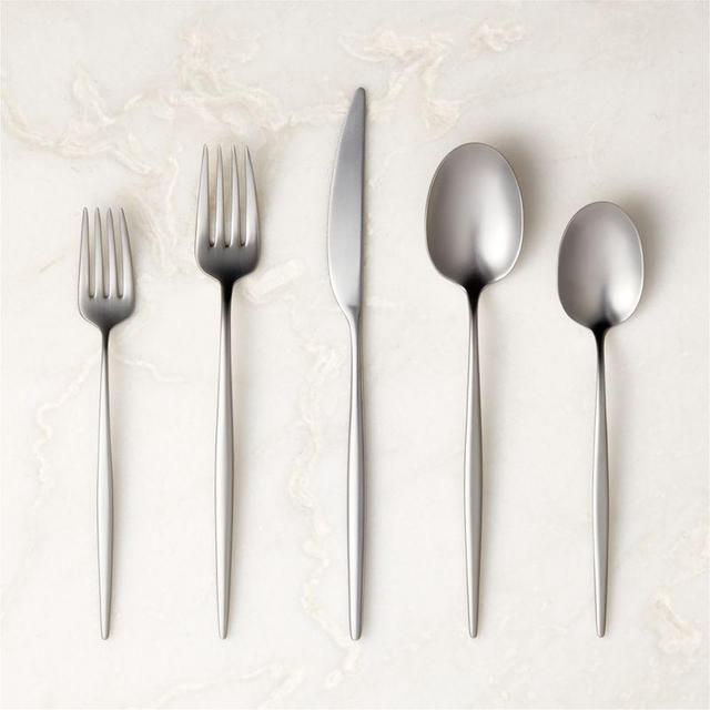 Val 5-Piece Silver Flatware Set