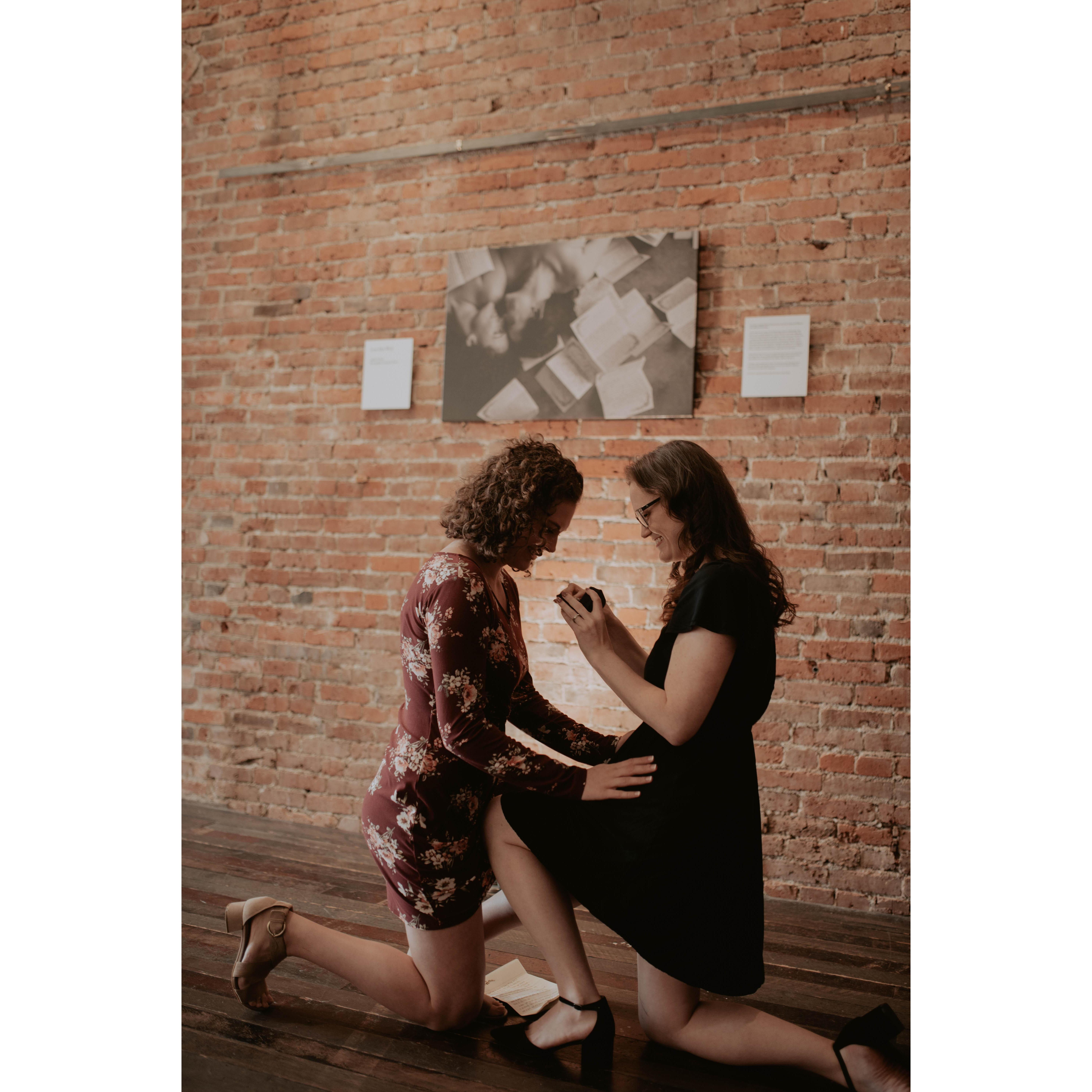 Mara's proposal to Ashlyn 07.24.2020