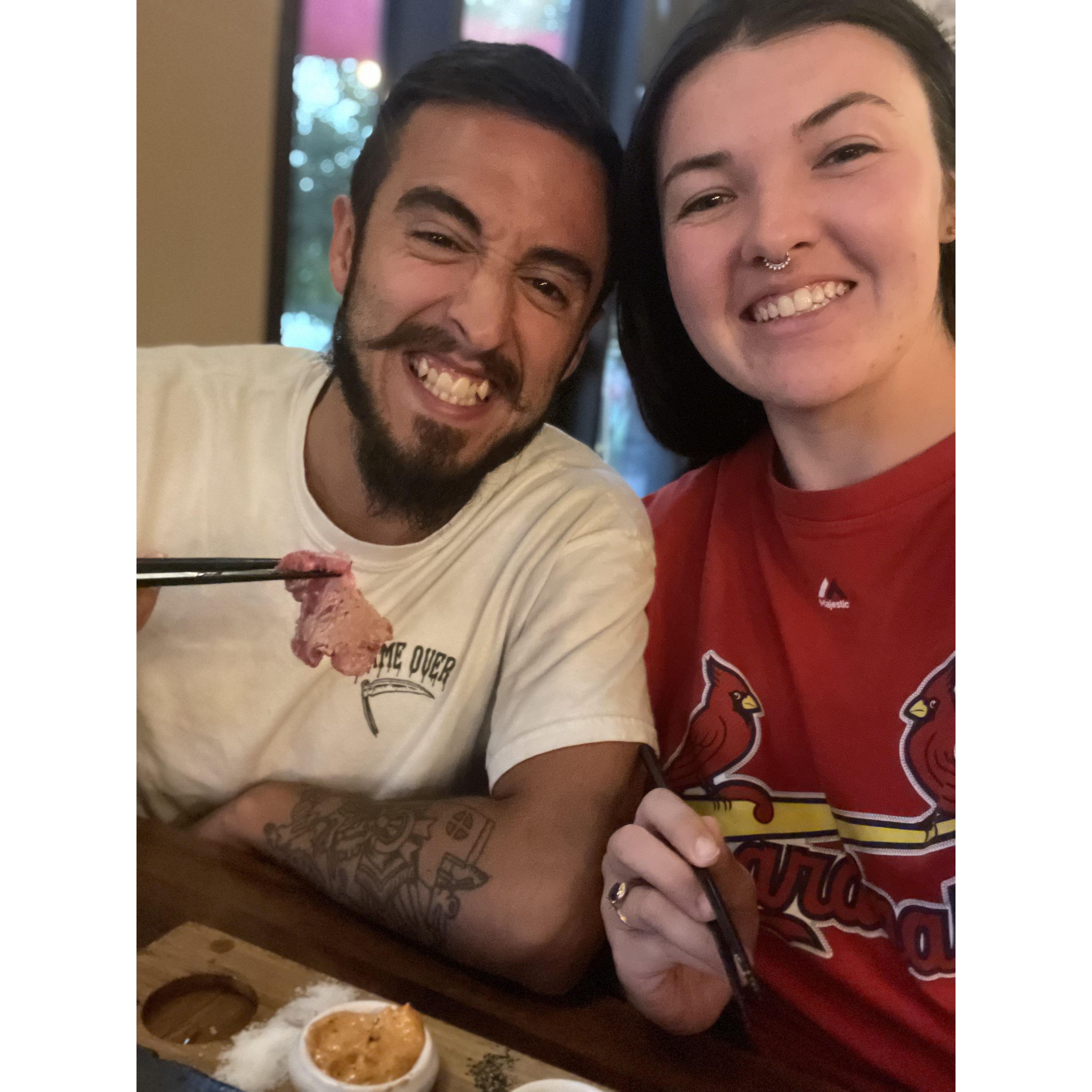 SUSHI is our favorite date!