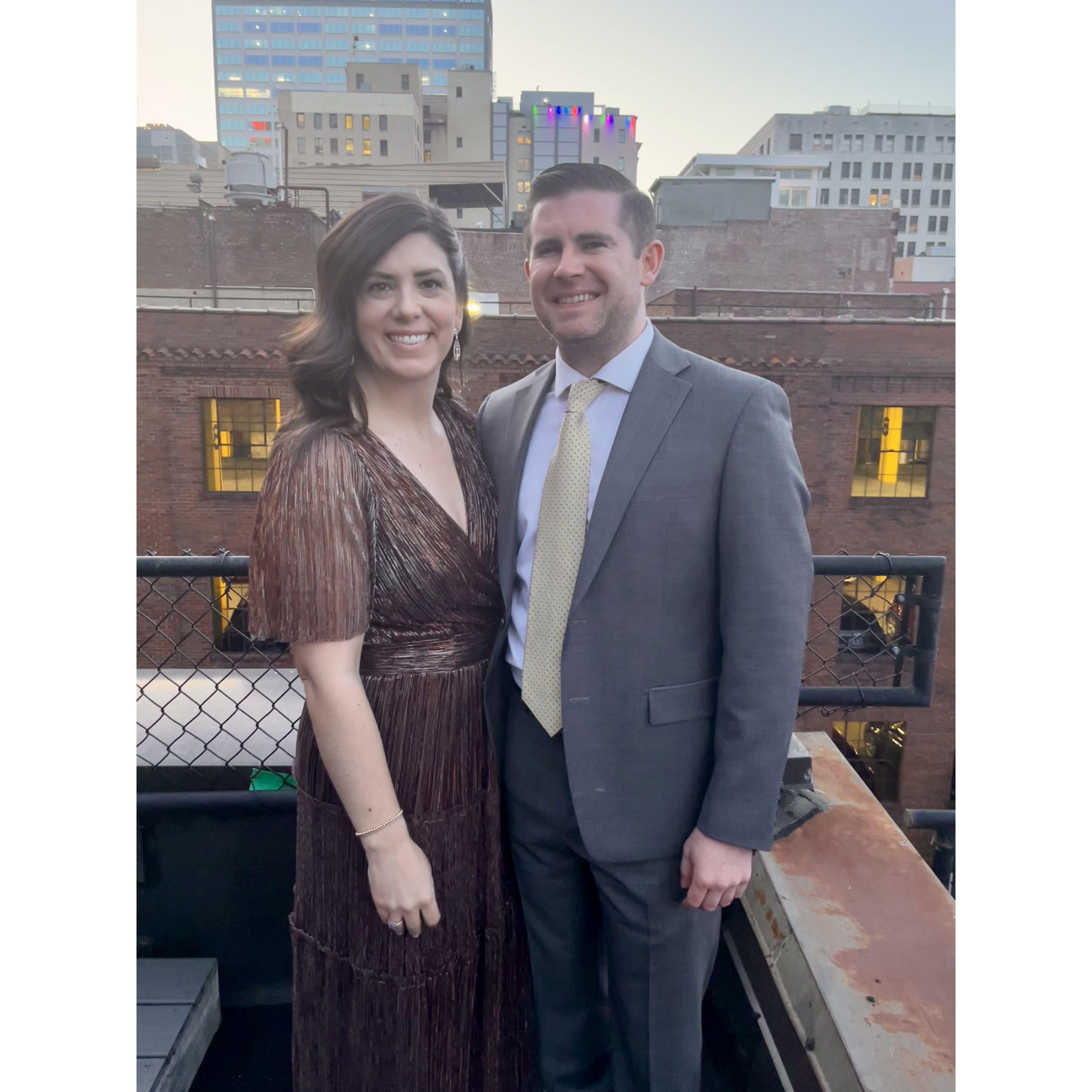 Got dressed up for the "Capitalist Ball"...aka Business School Prom.