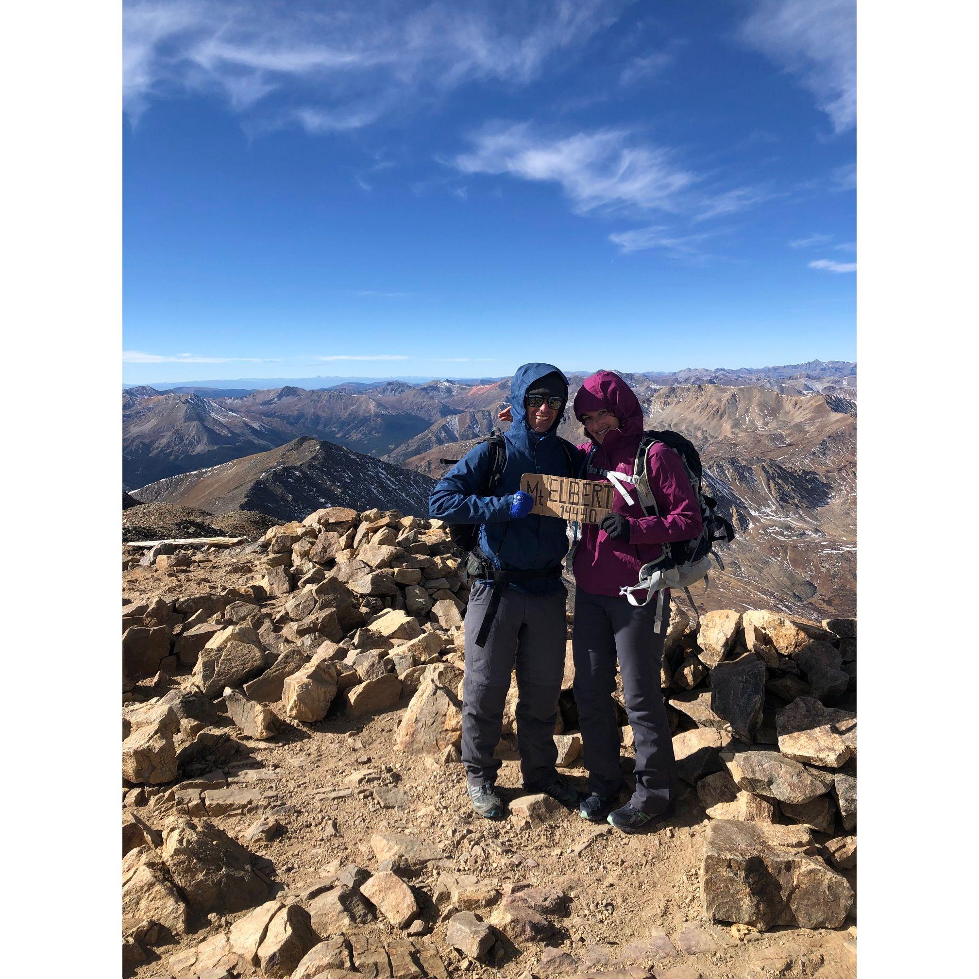 Mt. Elbert our first 14er