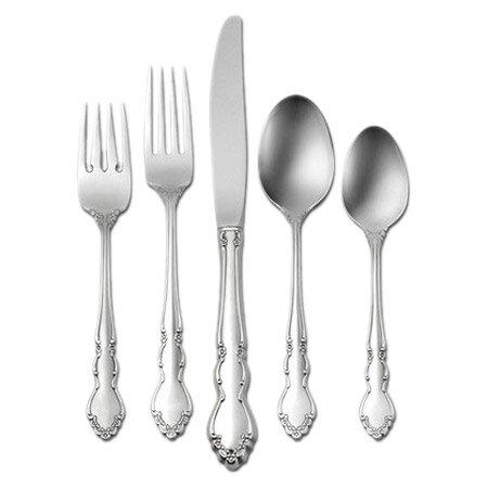 Dover 5 Piece 18/10 Stainless Steel Flatware Set, Service for 1