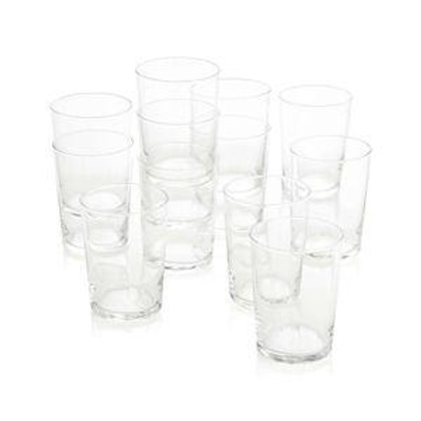 Bodega 17-Oz. Glasses, Set of 12 | Crate & Barrel