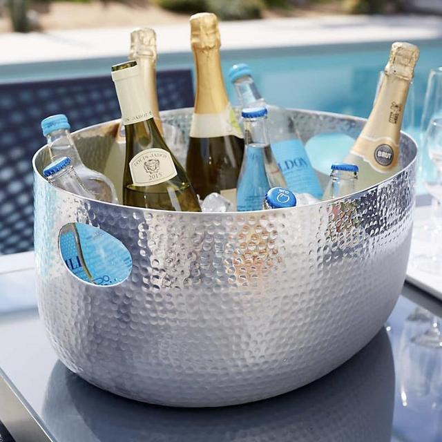 Bash Silver Beverage Tub