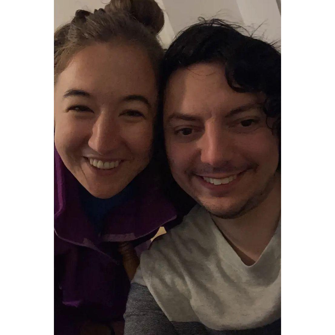 Our first picture together as boyfriend and girlfriend - October 2022