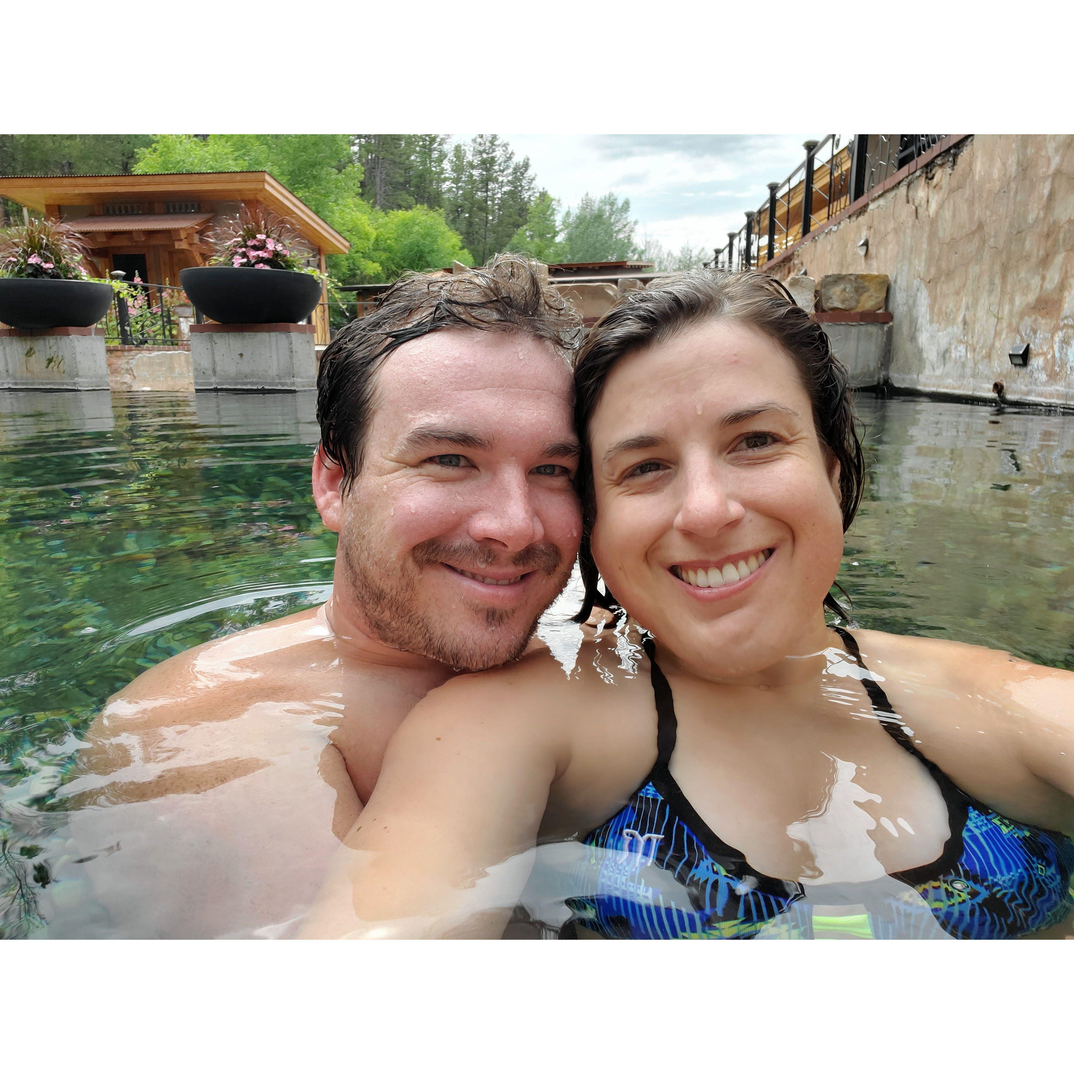 July 2023: Natural hot springs in South Dakota