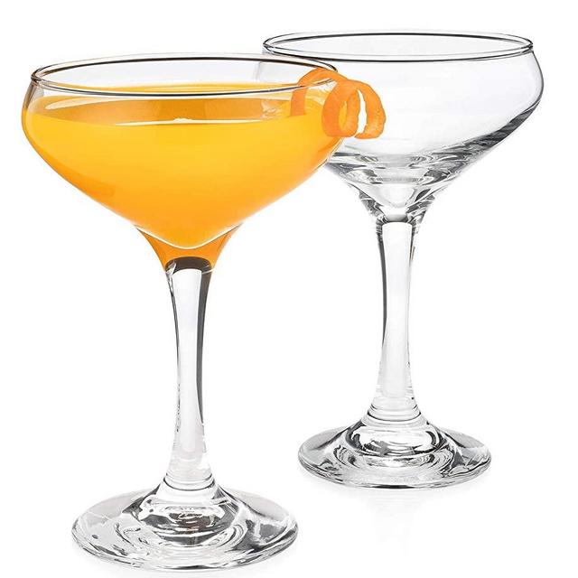 HISTORY COMPANY Algonquin Round Table Cocktail Glass, 2 Pieces, 8.5 oz. (Gift Box Collection)