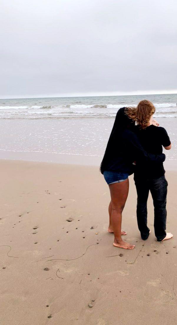 My sister took this picture of us on the beach in Ventura for Gunner's birthday kayaking trip! We were completely oblivious as she was taking it, and this is one of our favorite pictures still!