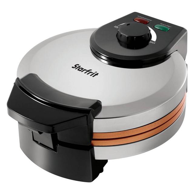 Starfrit Eco Copper Electric Waffle Maker - Black